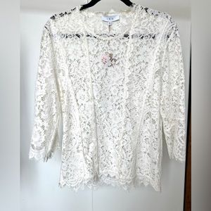 IRO brand new cream lace blouse with tags